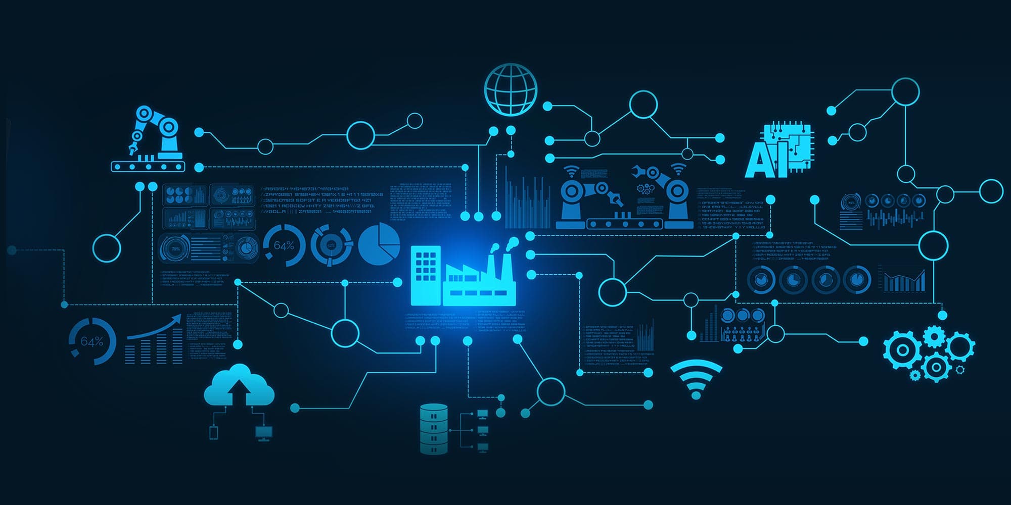 AI & business automation visual