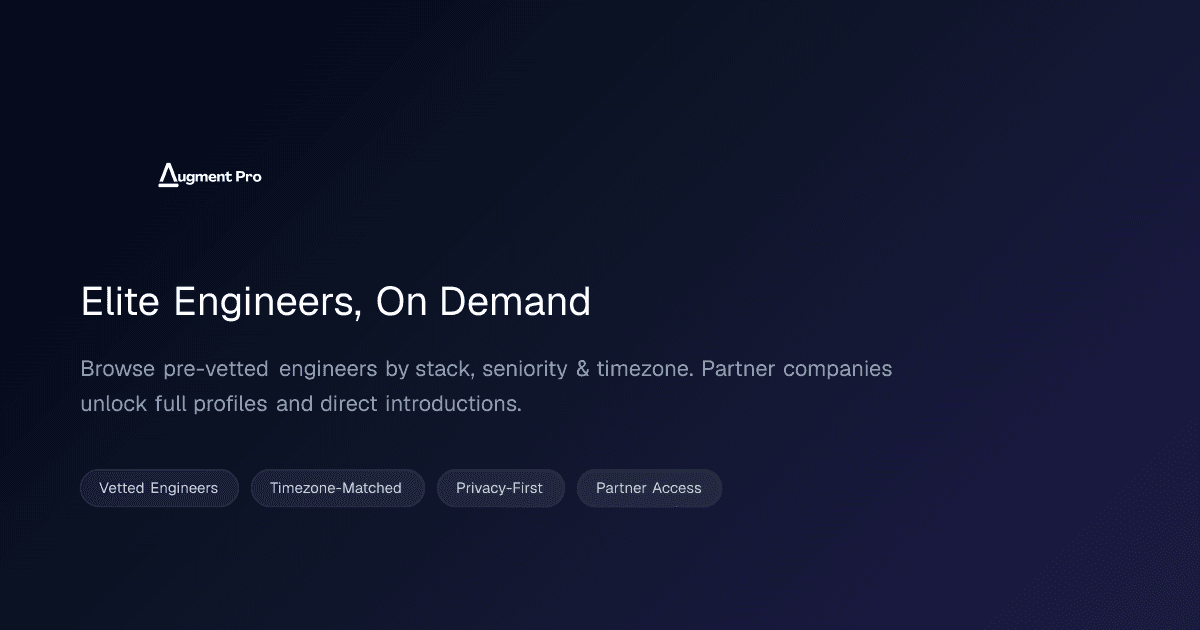 AugmentPro project preview