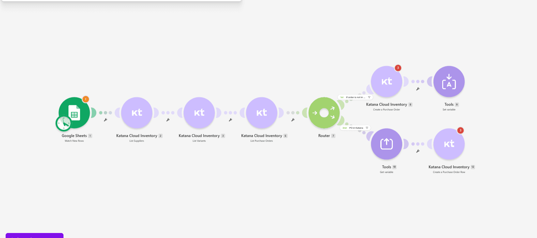 Bulk Purchase Order Automation project preview